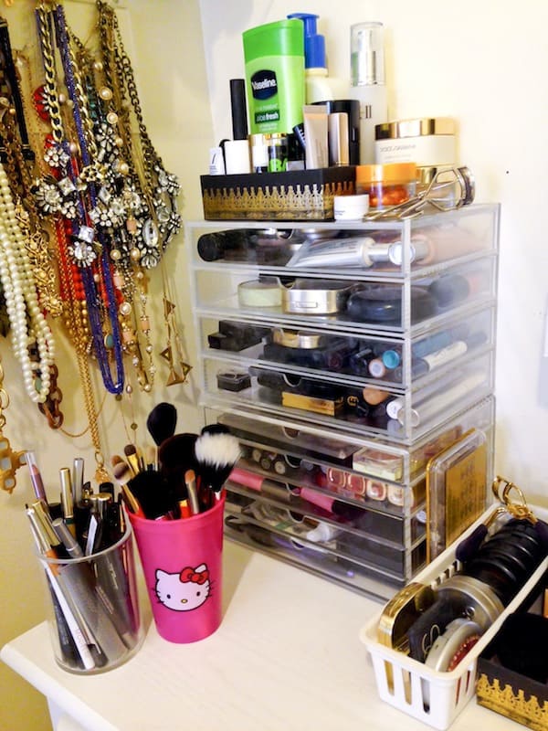Katie's Bliss Makeup Collection Organization