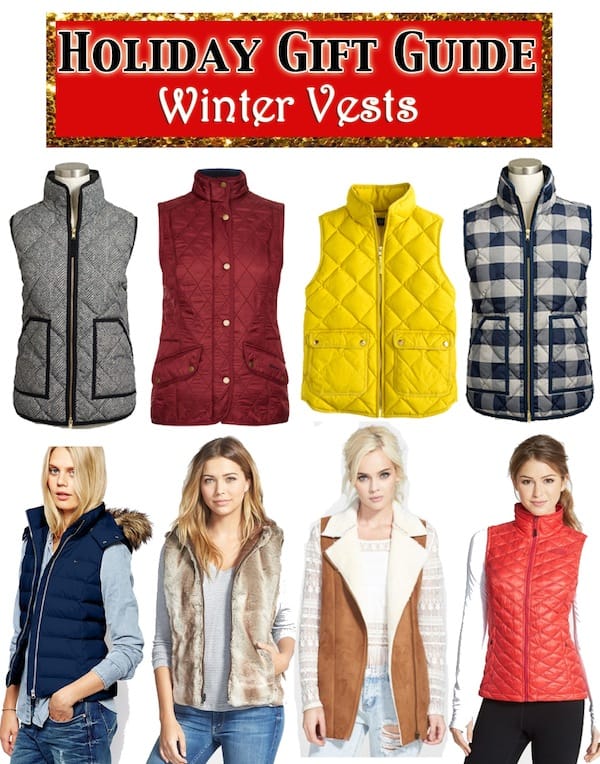 Holiday Gift Guide Winter Vests 2014