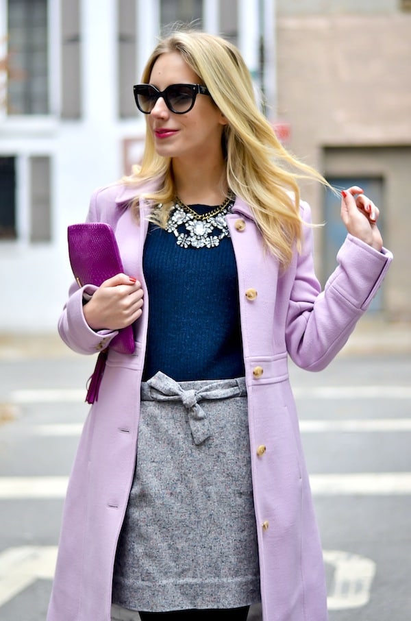 Lady in Lavender + 30% off at J. Crew - Katie's Bliss