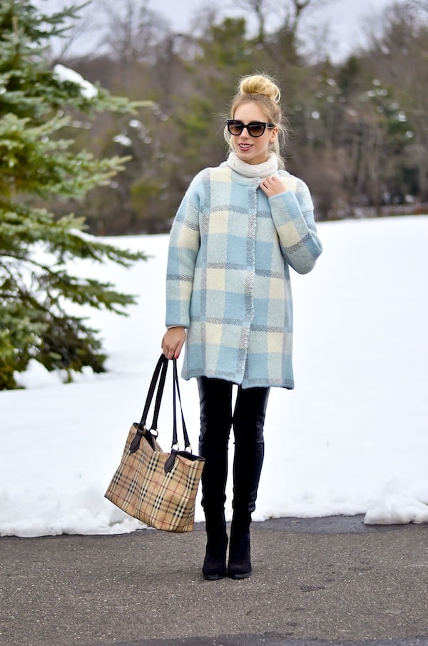 JOA Plaid Cardigan Coat - Katie's Bliss