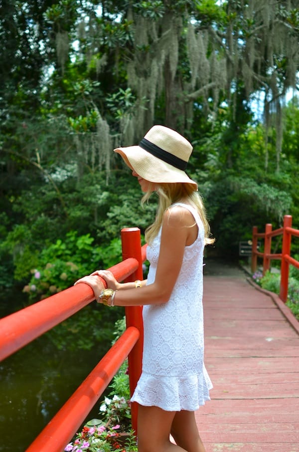 Lilly Pulitzer Crochet White Dress At Magnolia Plantation Katies Bliss