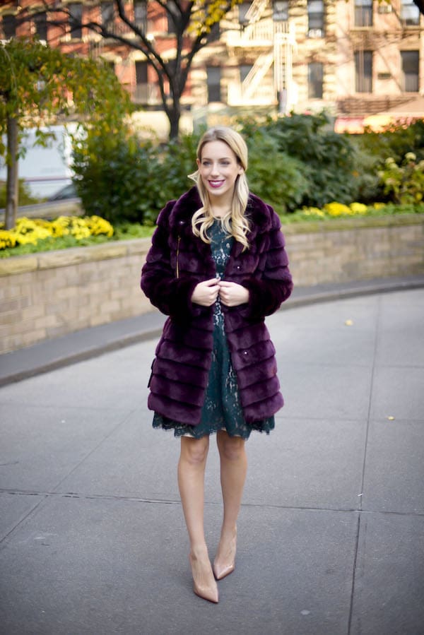 Eliza J Faux Fur Coat