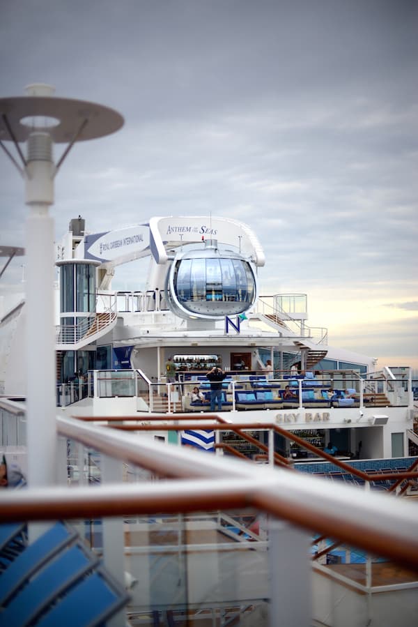 Night Look on the Royal Caribbean Anthem of the Seas - Katie's