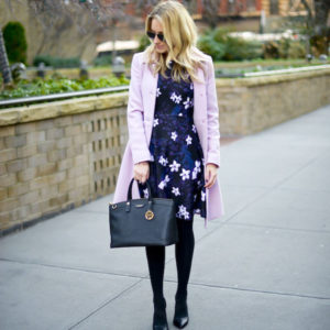 Ivanka Trump Floral Fit and Flare Dress
