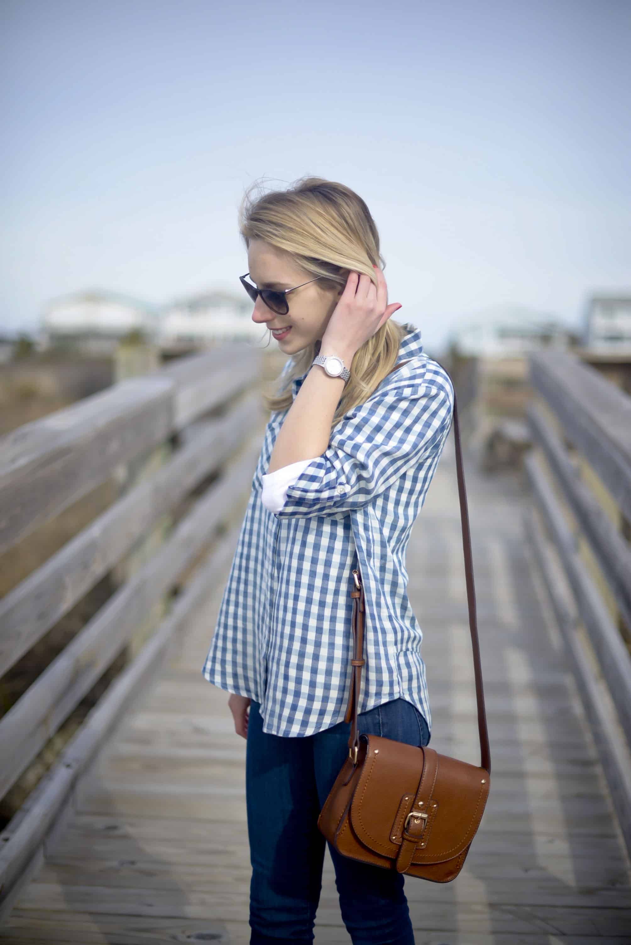 Thread Supply Blue Gingham Shirt