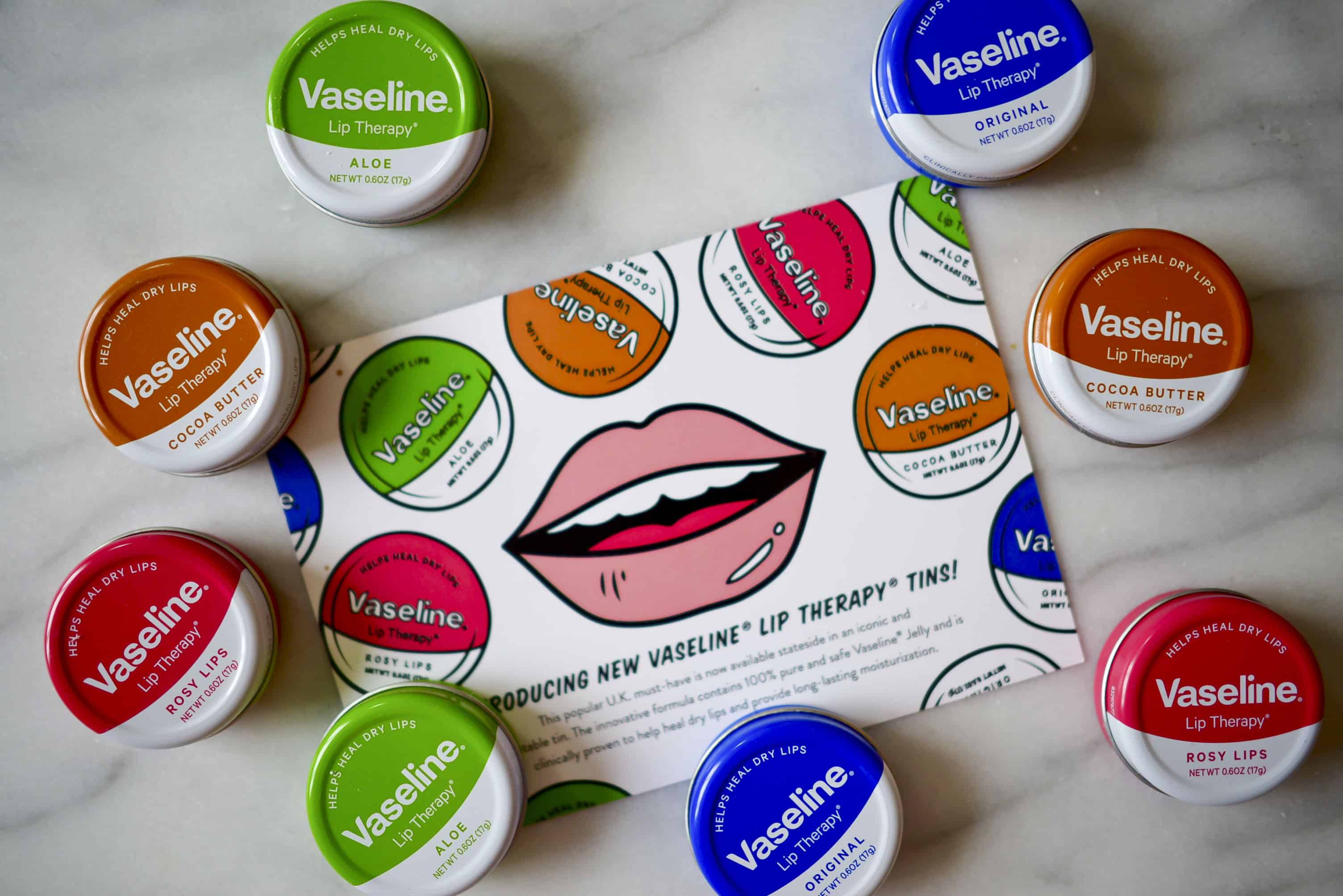 Vaseline Lip Therapy Tins