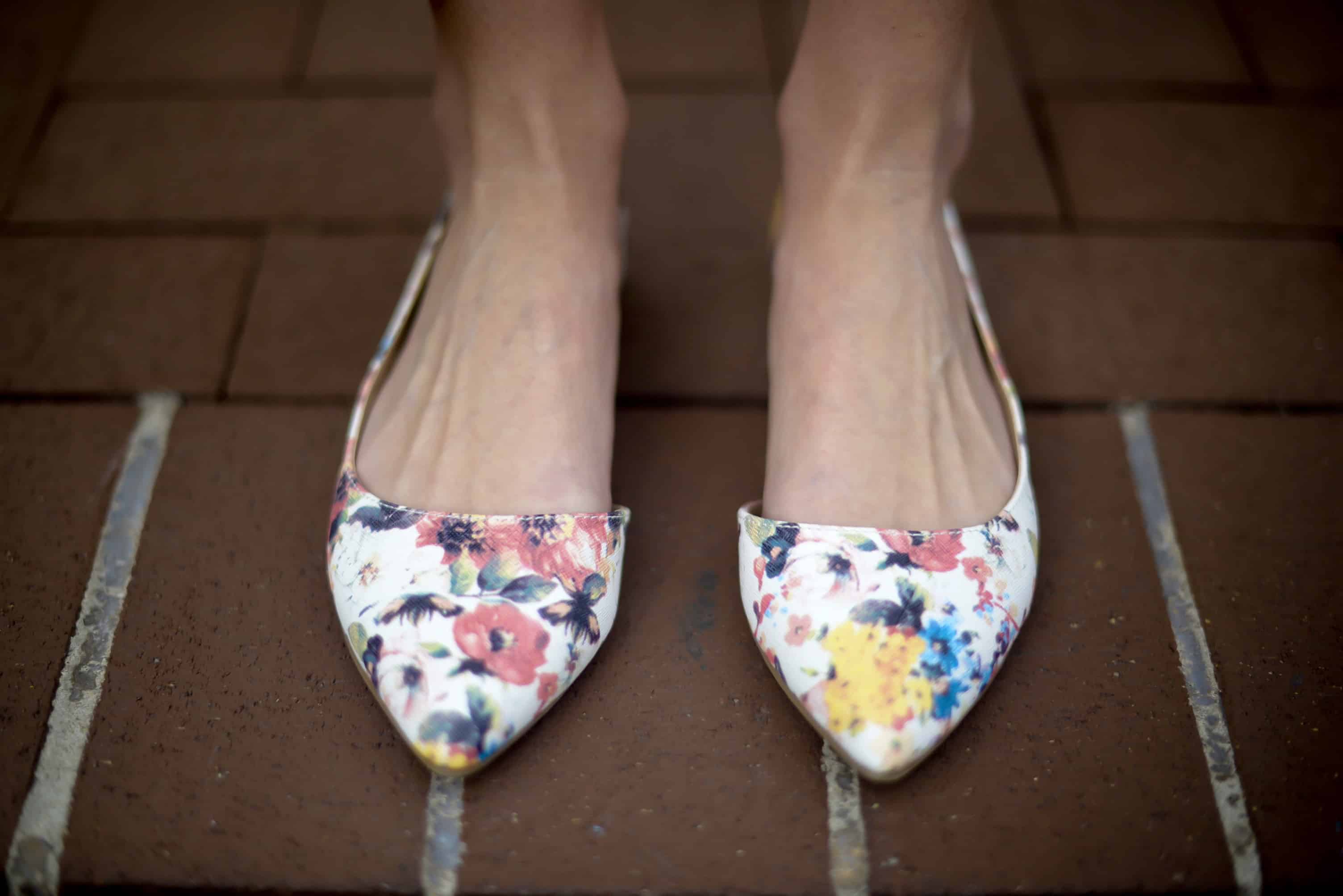 Payless Floral Flats