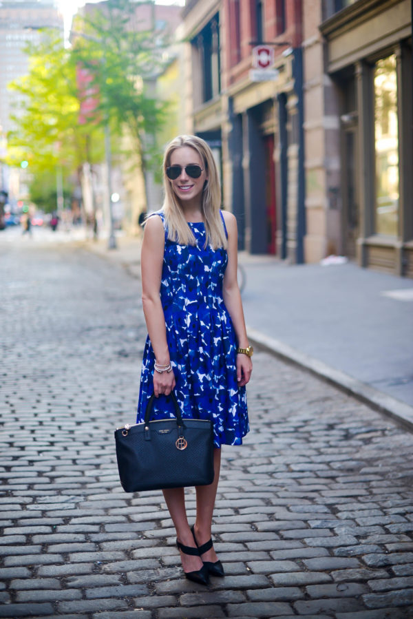 Styling a Business Casual Floral Dress - Katie's Bliss
