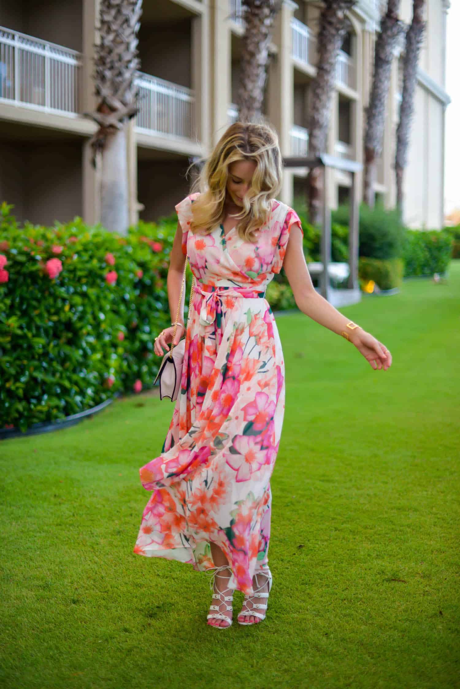 Eliza J High Low Floral Dress