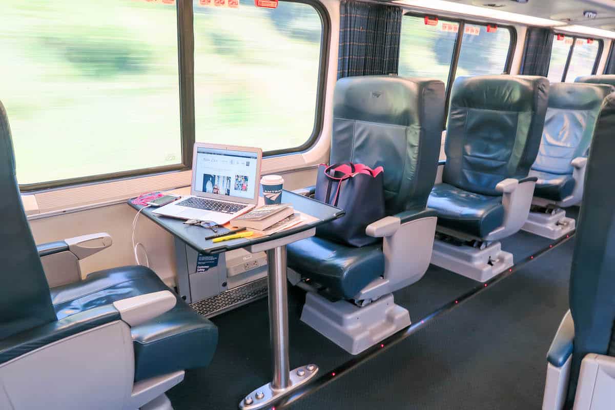 Amtrak Acela Train First Class