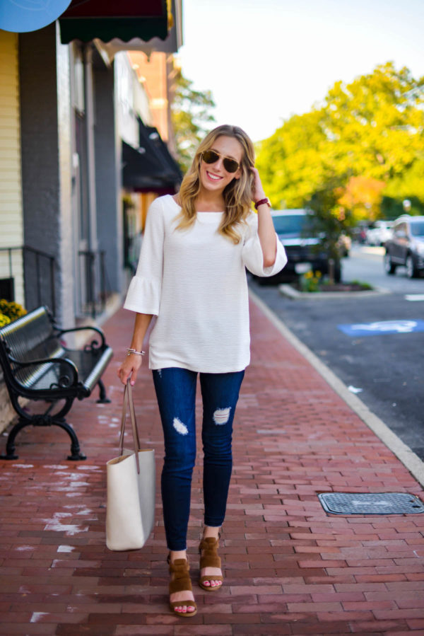 Simple & Affordable Fall Outfit With Nordstrom - Katie's Bliss