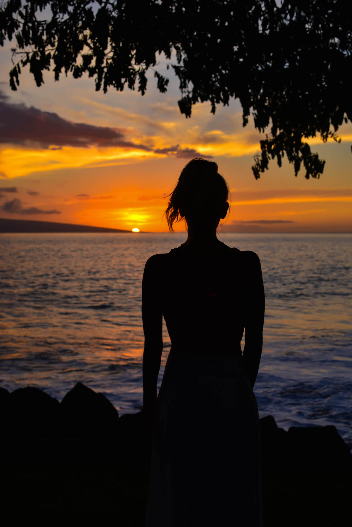 Maui Sunset Vignette