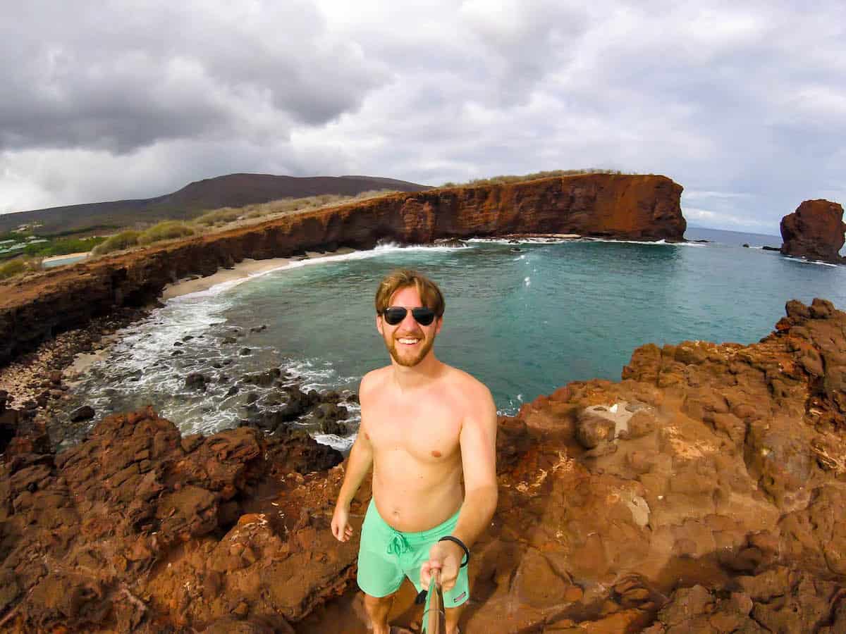 Sweetheart Rock Lanai Hawaii