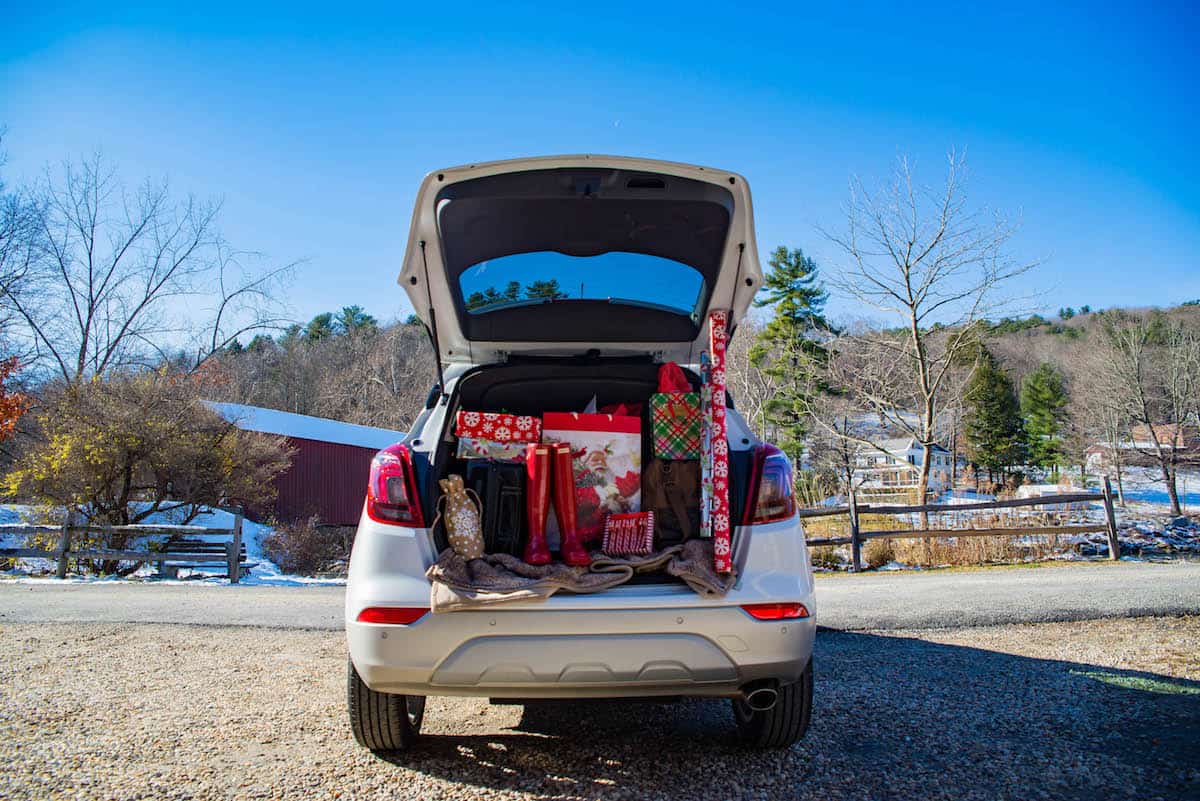 Car Trunk Filled With Presents