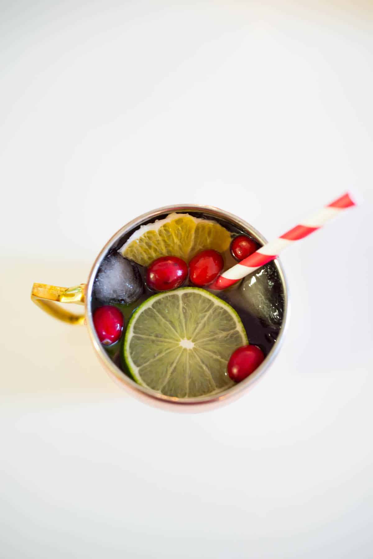 Holiday Cranberry Pomegranate Moscow Mule Recipe