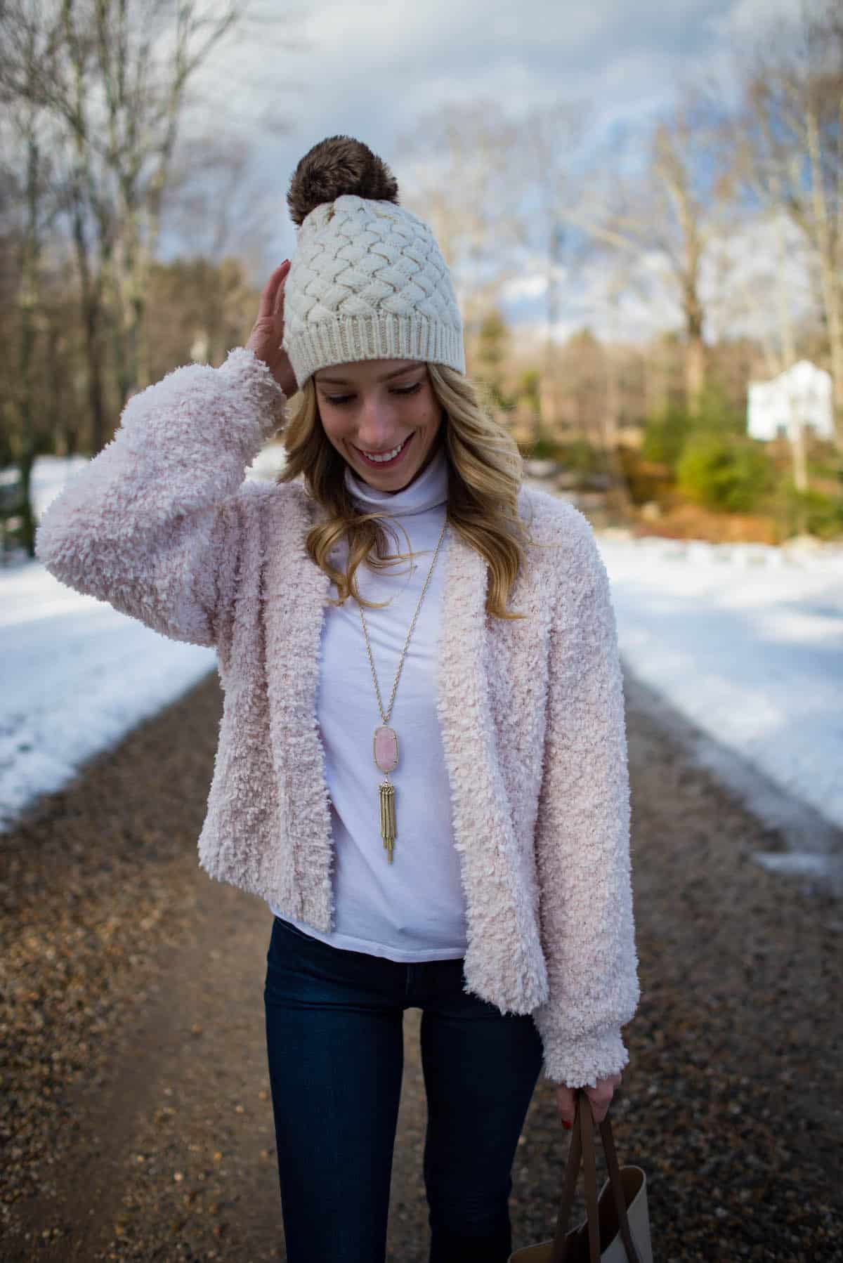 Hinge Fuzzy Cardigan