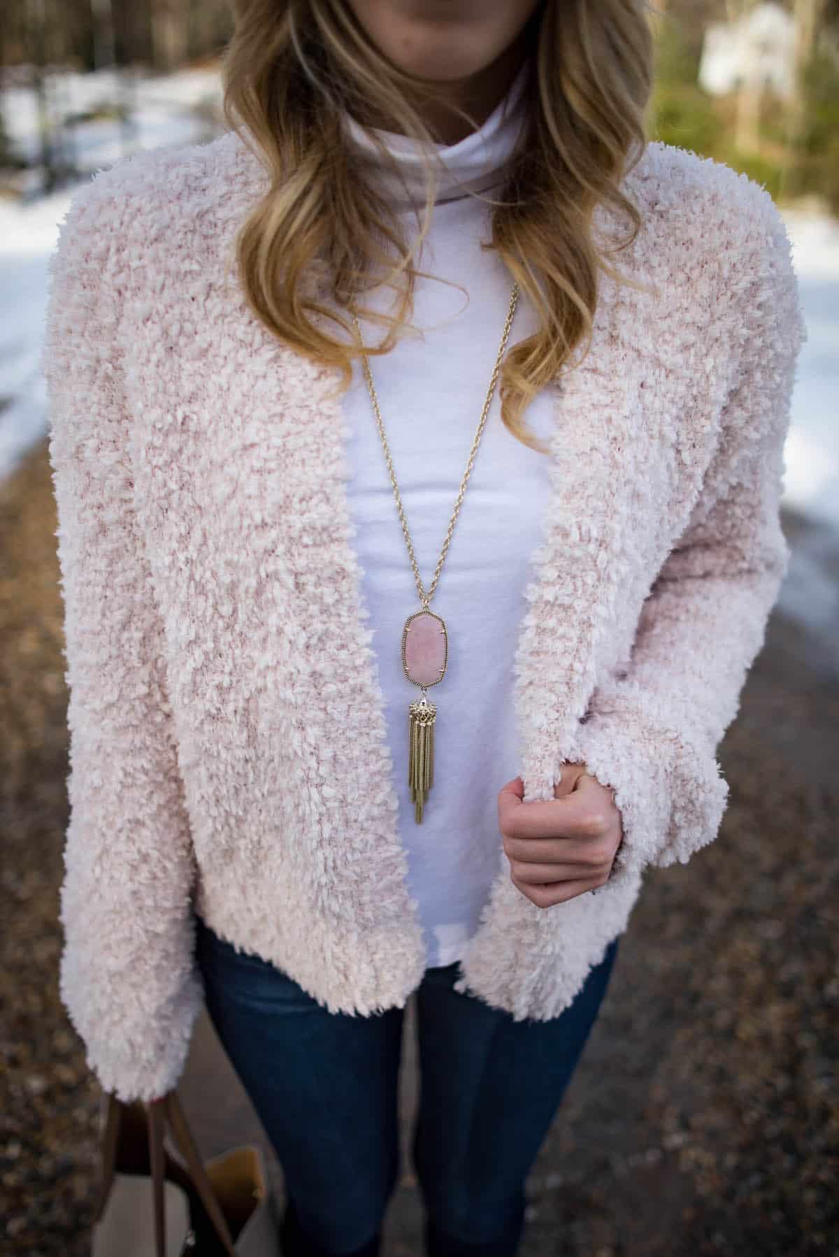 Hinge Fuzzy Cardigan