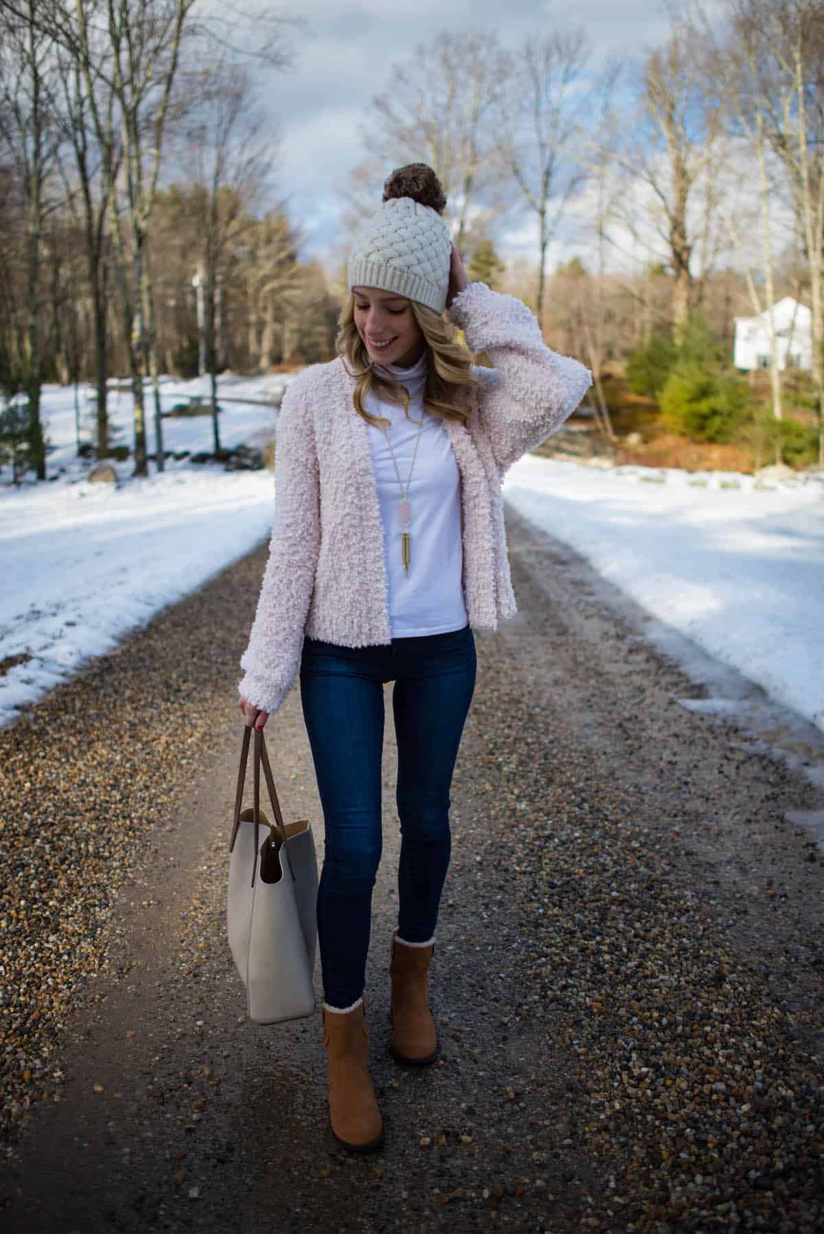 Hinge Fuzzy Cardigan