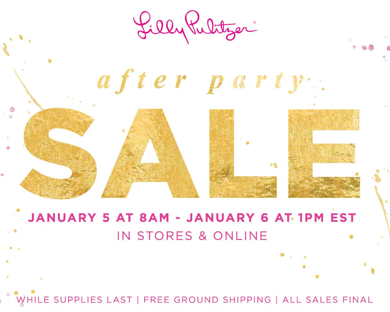 Lilly Pulitzer After Party Sale January