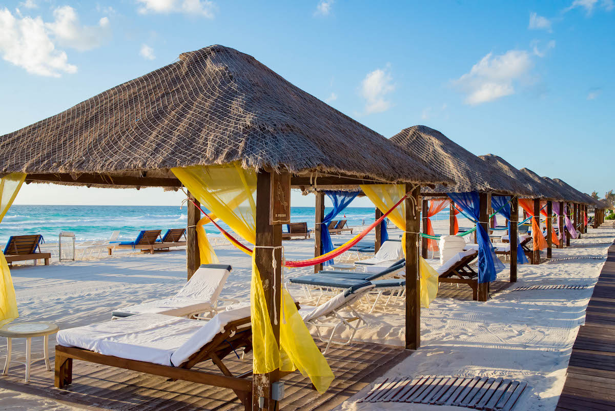 Beach Cabanas at The Ritz-Carlton Cancun 