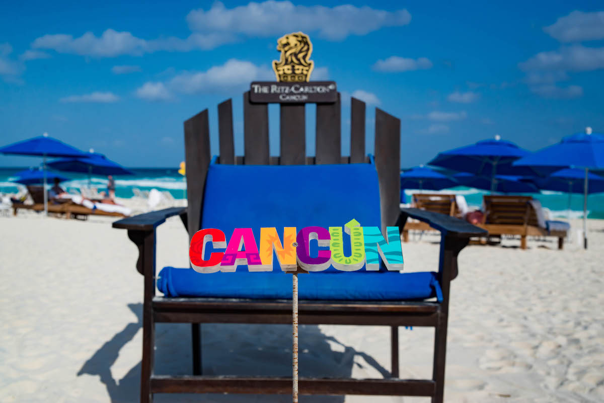 Beach at The Ritz-Carlton Cancun