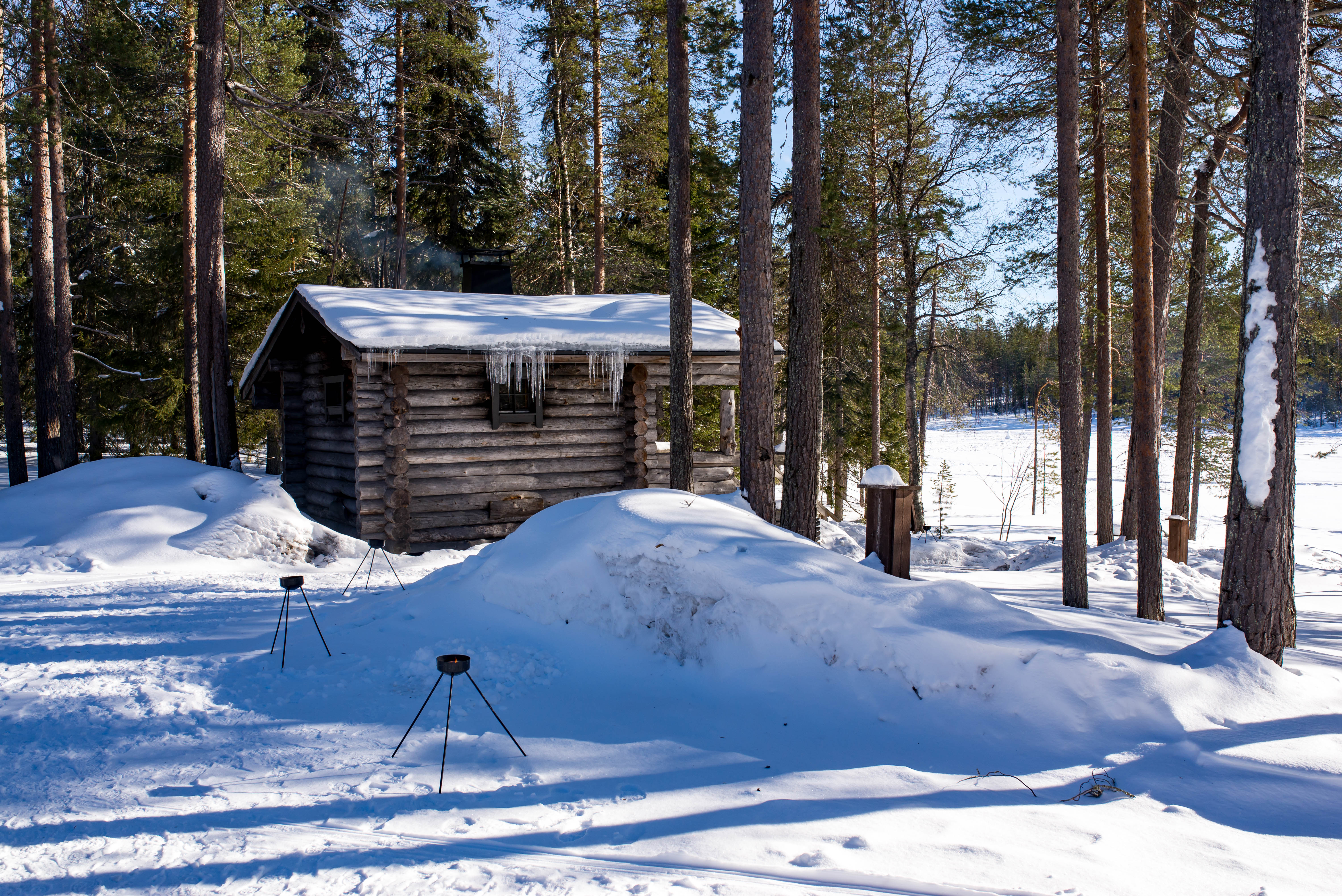 Outdoor Sauna Lapland Finland