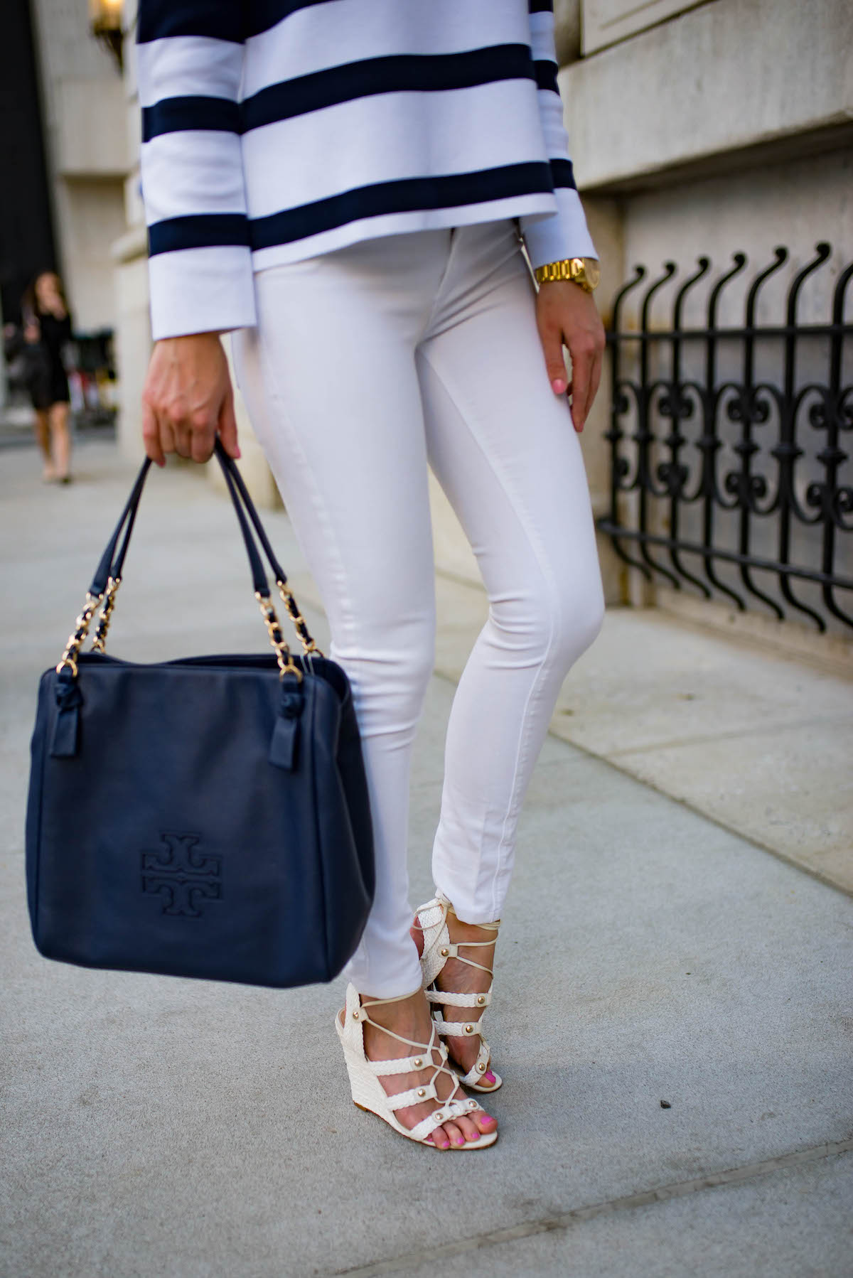 Tory Burch Harper Leather Tote