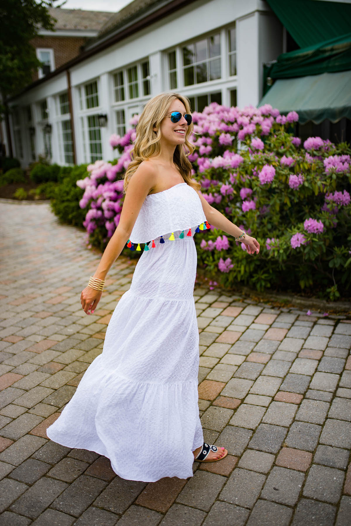 lilly pulitzer strapless maxi dress