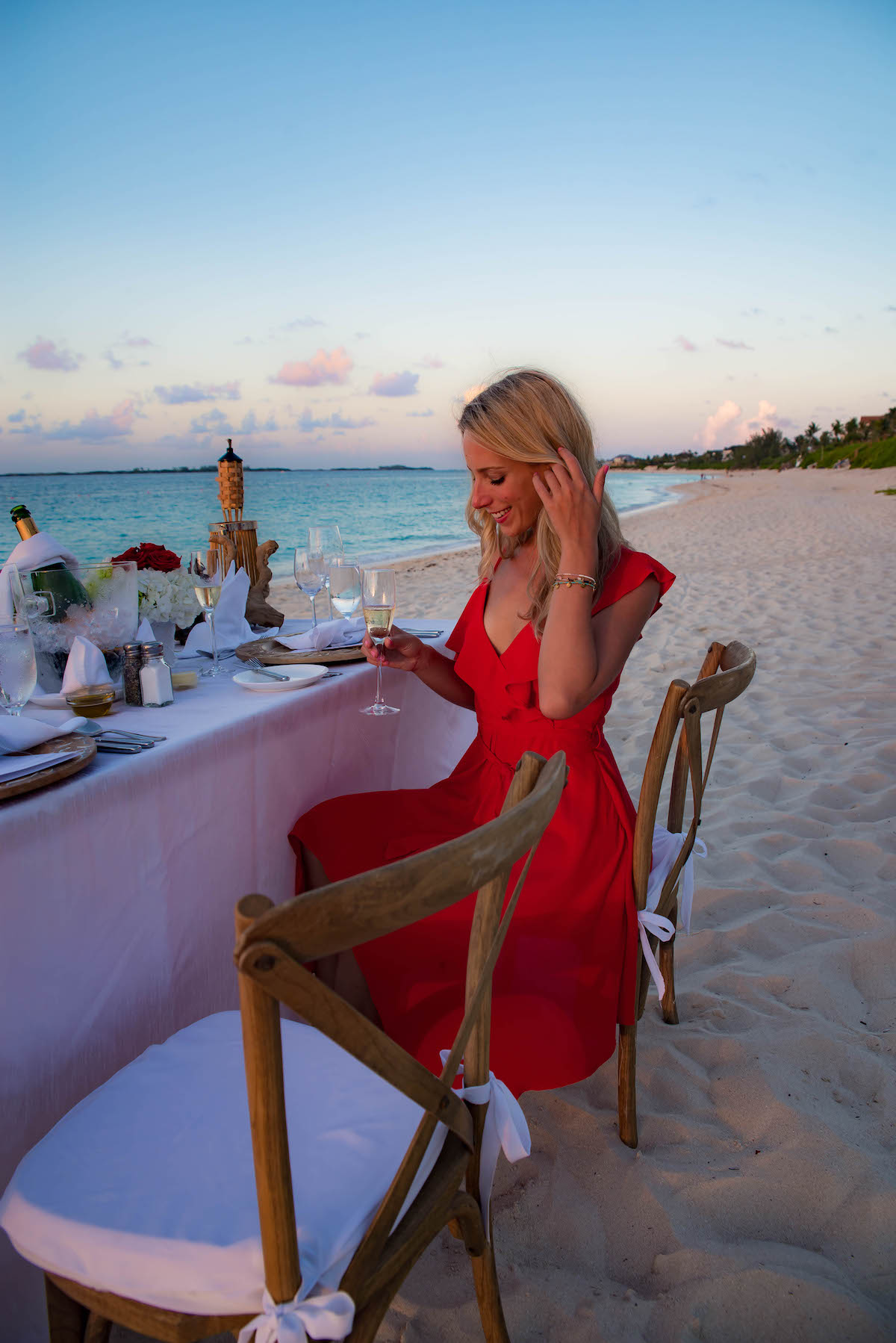 beach dinner dress