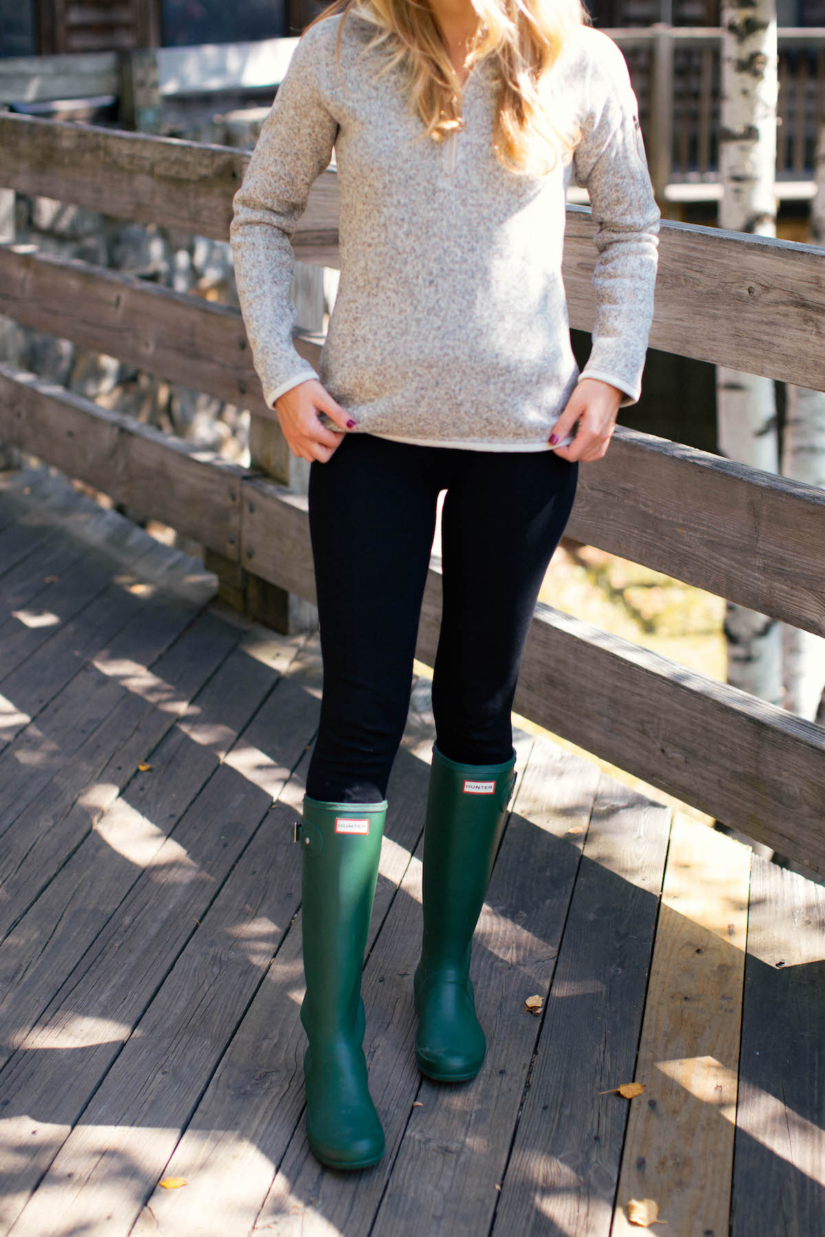 Green Hunter Boots