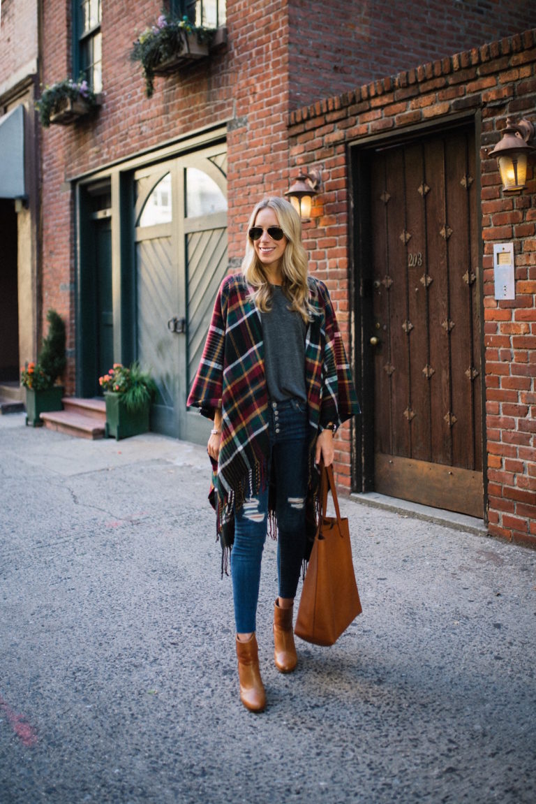 How To Style A Plaid Blanket Wrap Katie's Bliss