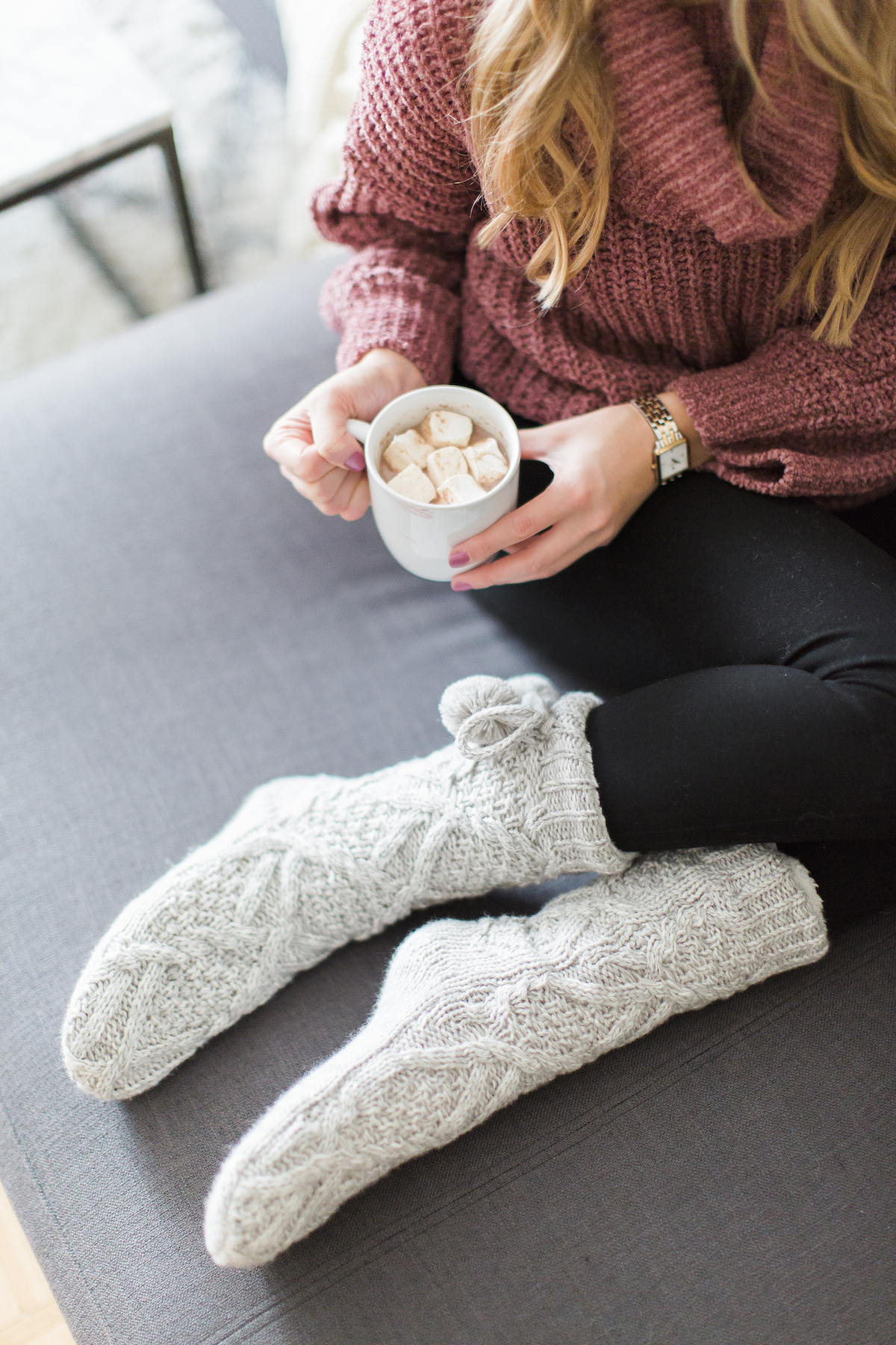 cozy slipper socks