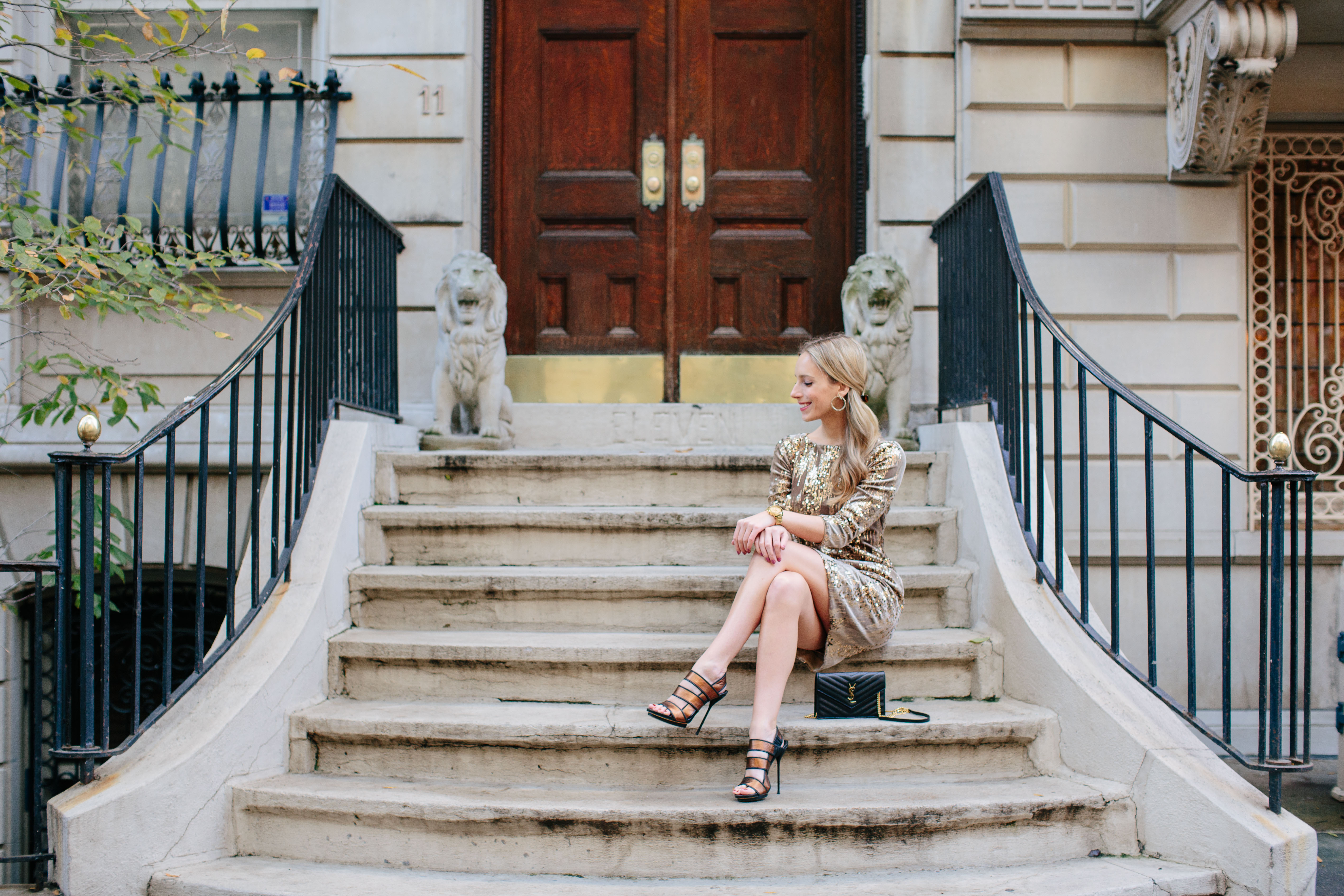 Eliza J Sequin & Velvet Sheath Dress