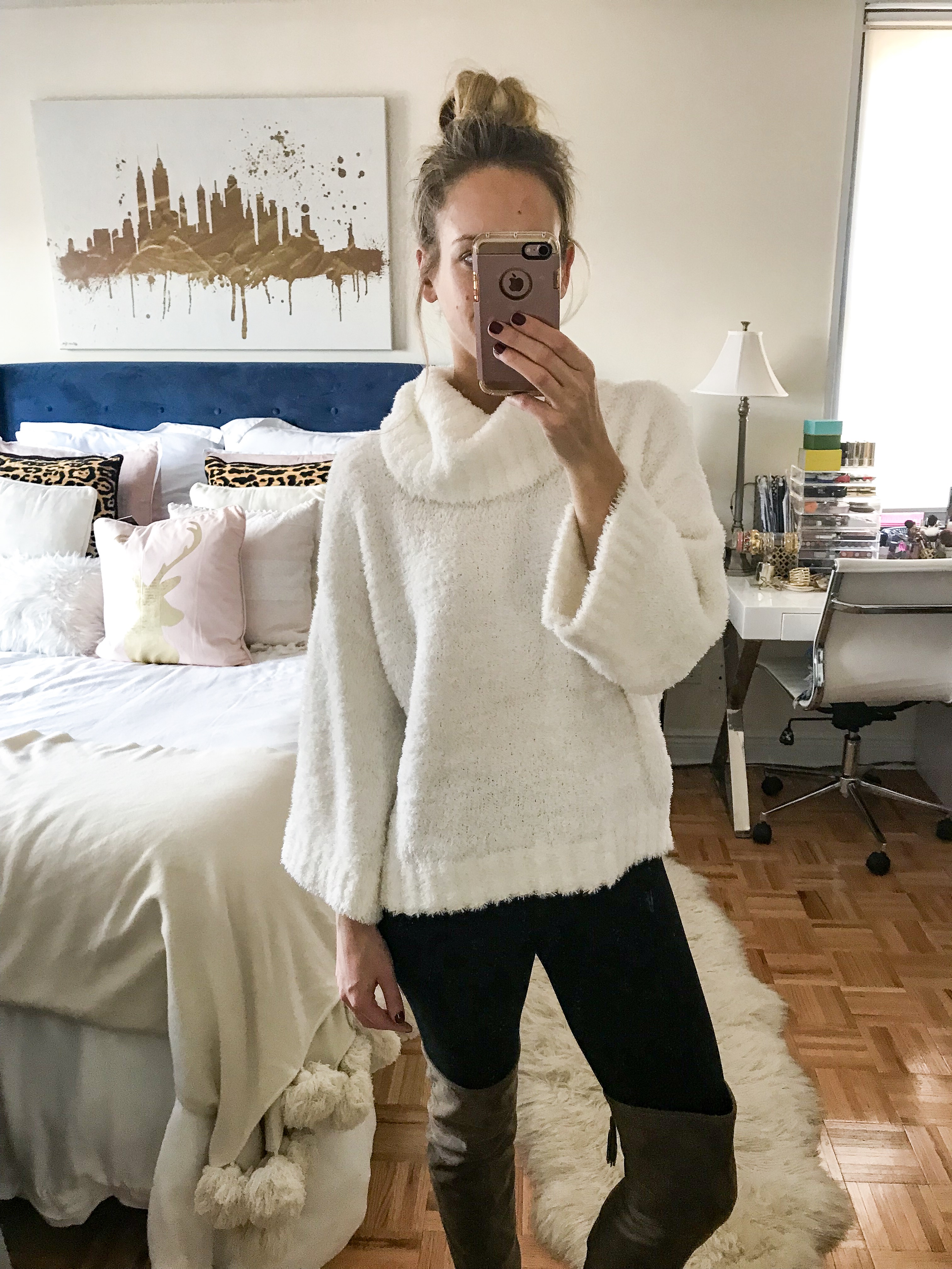 Express Cowl Neck Sweater