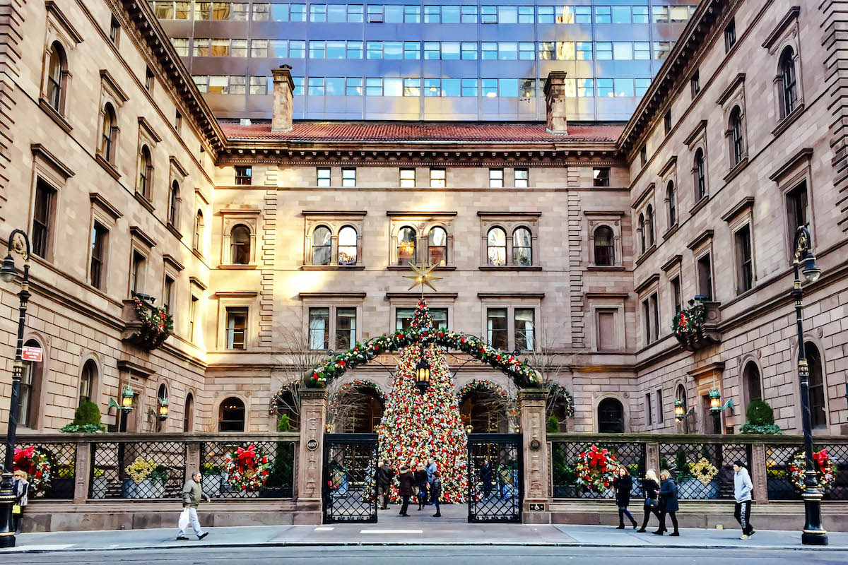 Lotte New York Palace Hotel Christmas Tree | New York City Holiday Guide