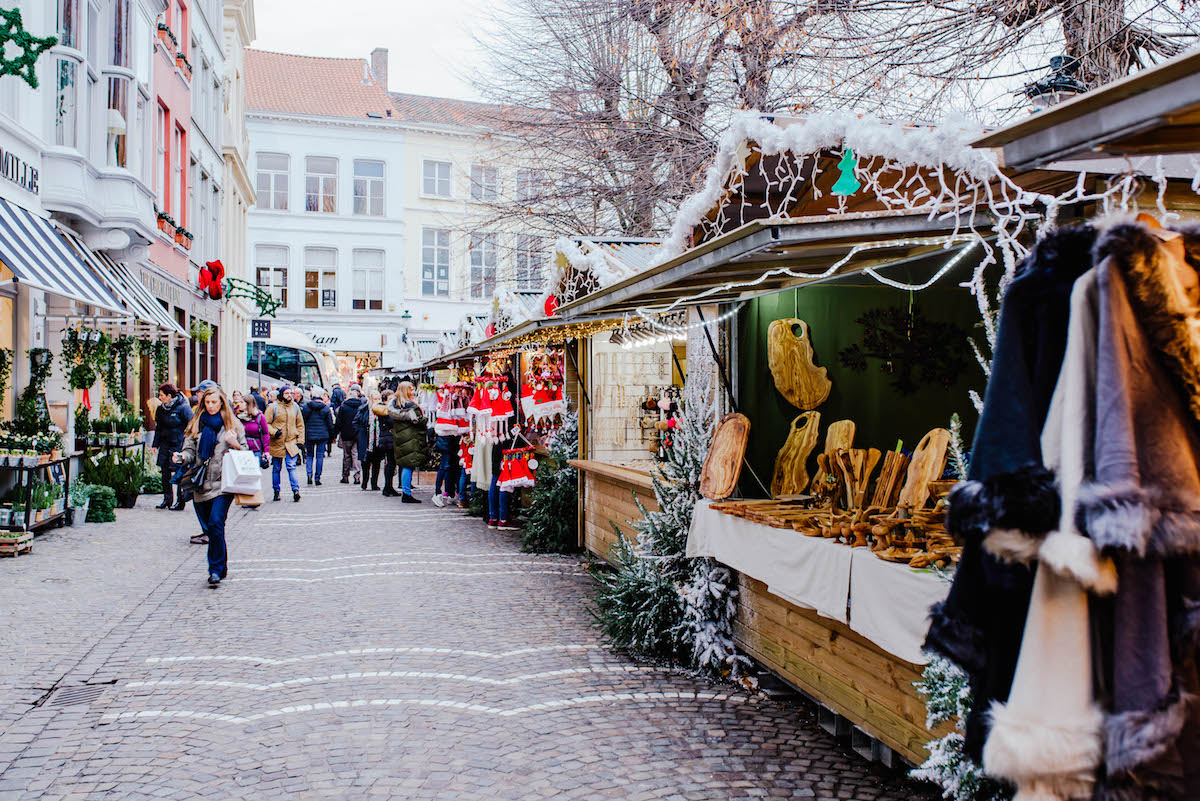 Bruges Belgium Christmas Market