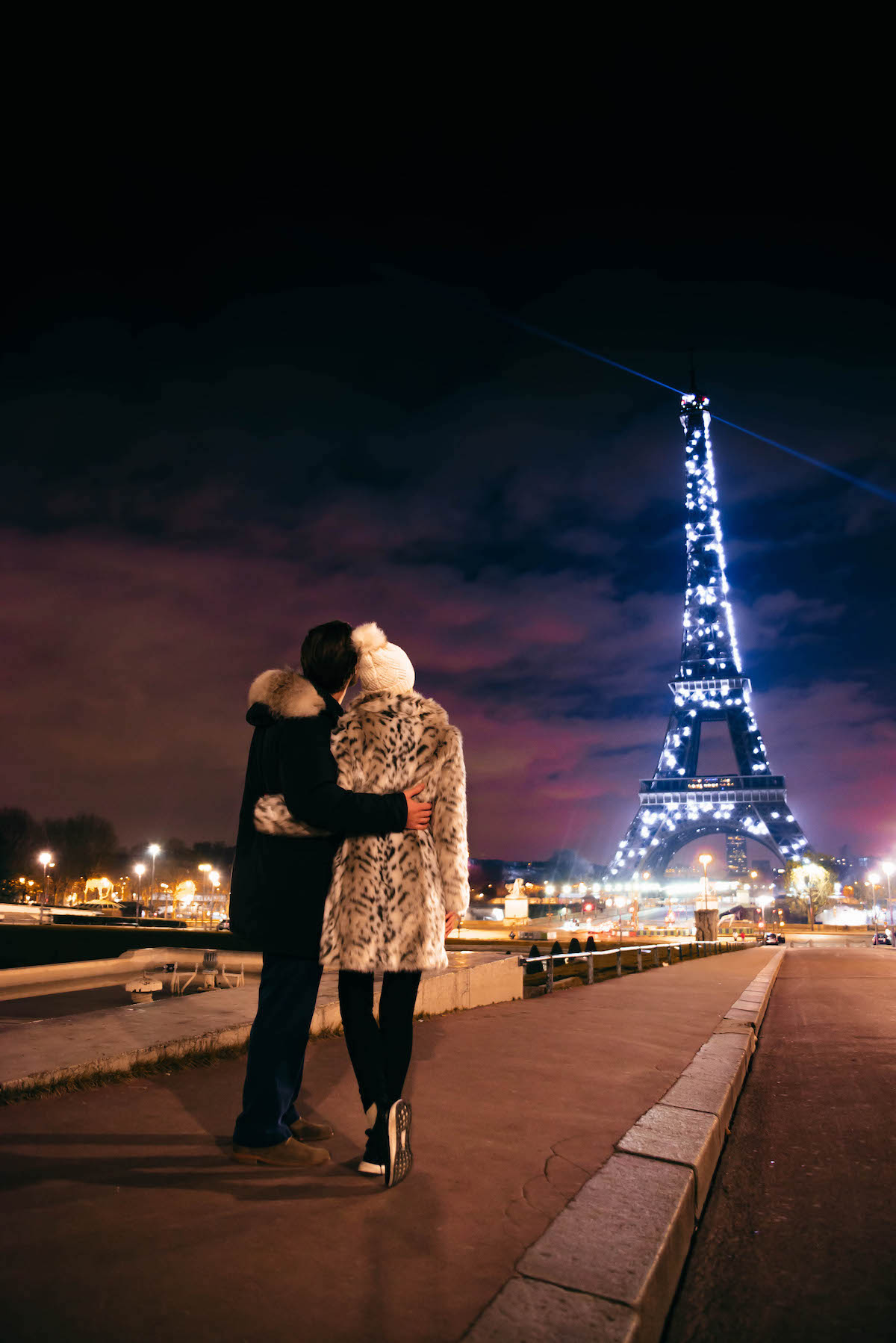 Eiffel Tower Light Show