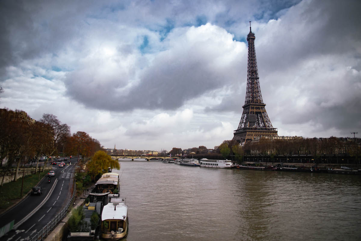 Eiffel Tower View From Pont de Bir-Hakeim