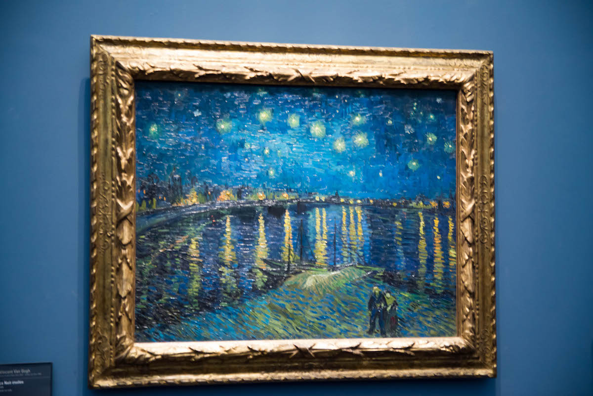 Starry Night Over the Rhone Vincent Van Gogh