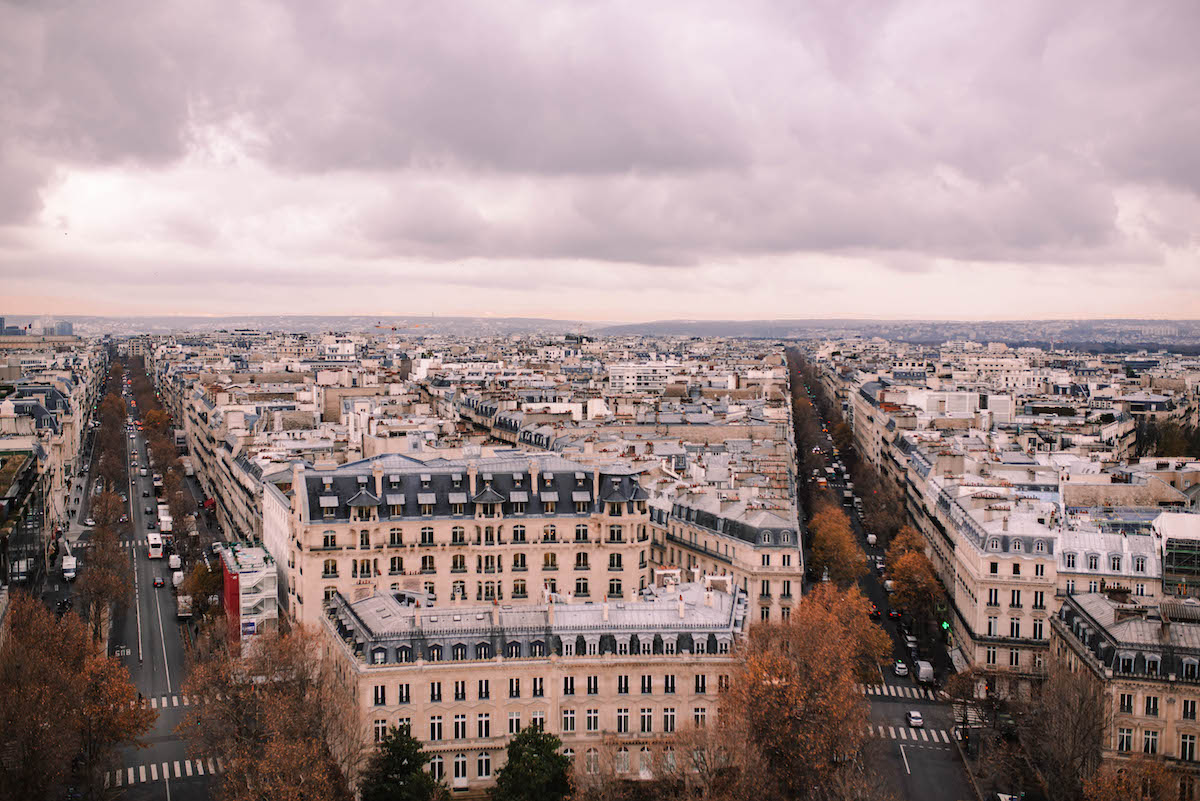 View of Paris From the Arc de Triomphe