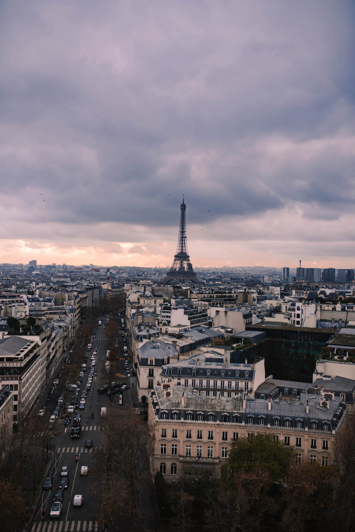 View of Paris From the Arc de Triomphe