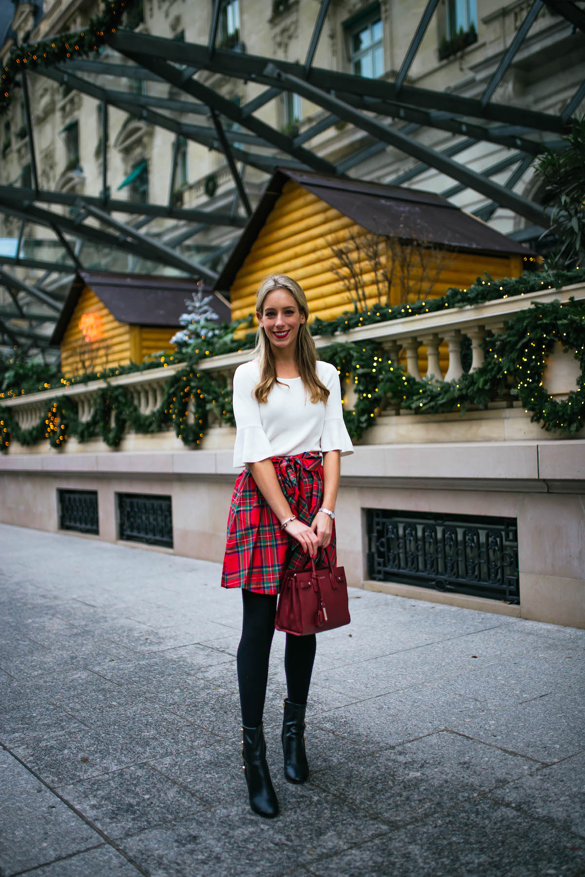 Vineyard Vines Plaid Taffeta Party Skirt