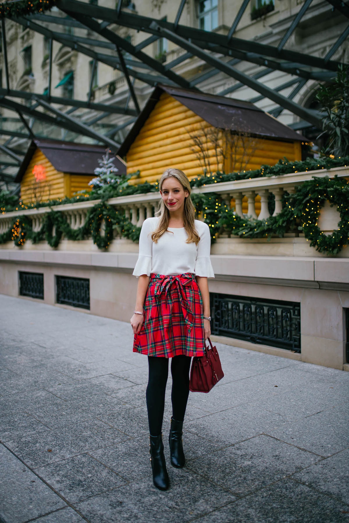 Vineyard Vines Plaid Taffeta Party Skirt