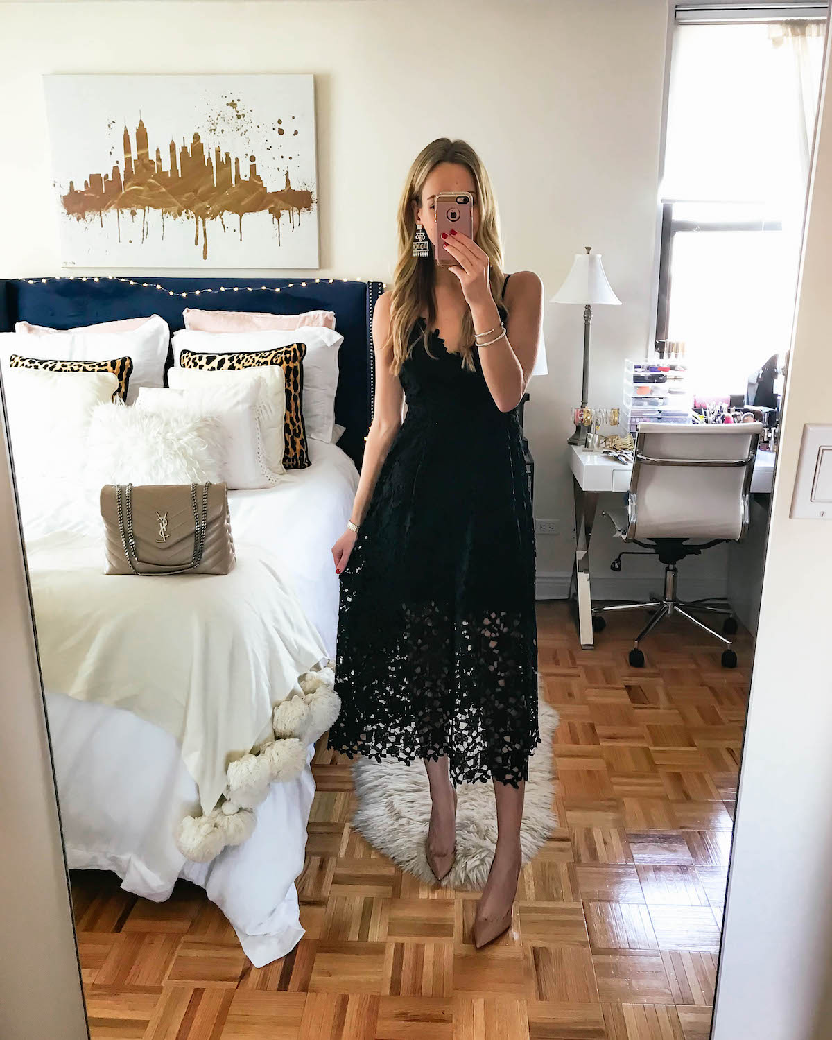 Astr the label outlet lace midi dress review