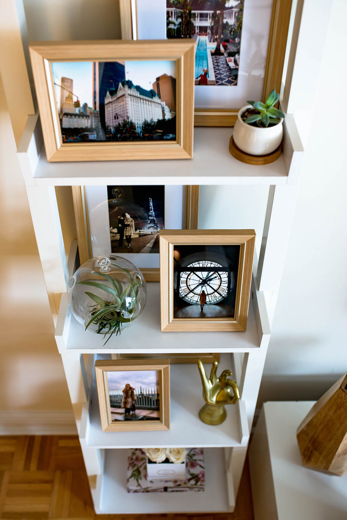 How To Style A Ladder Bookshelf