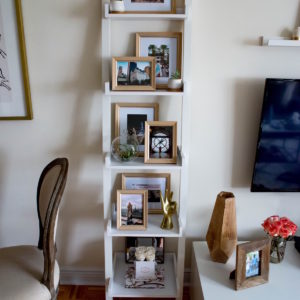How To Style A Ladder Bookshelf