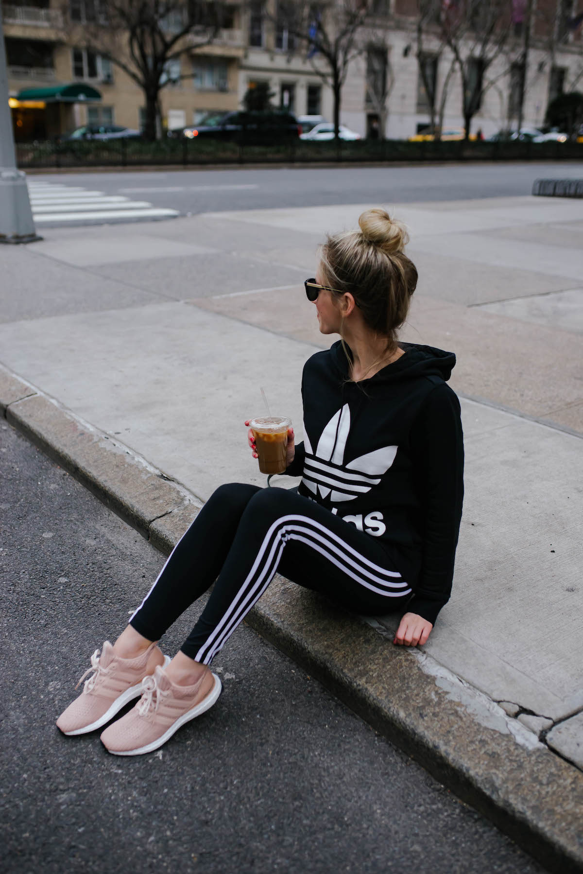 adidas hoodie street style