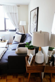 New York City Apartment Tour | Living Room & Kitchen - Katie's Bliss