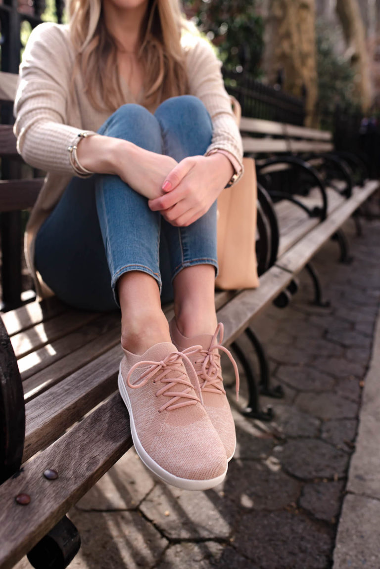 fashionable walking sneakers