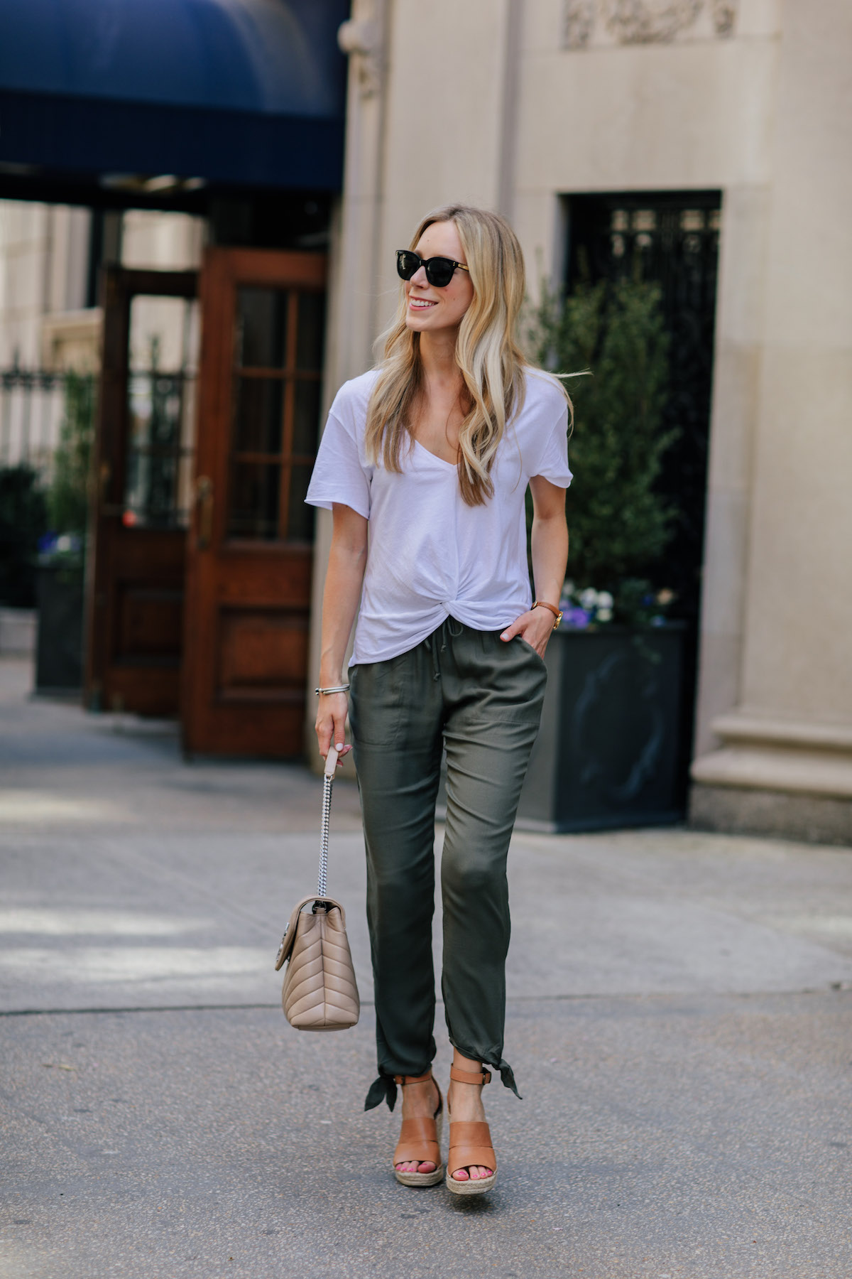 Relaxed Ankle Tie Pants